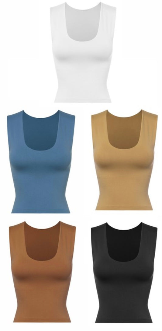 1520 Seamless Onesize Basic Tank Top