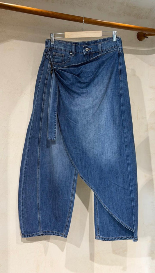 2613 Made In Italy Barrel With Wrap Skirt