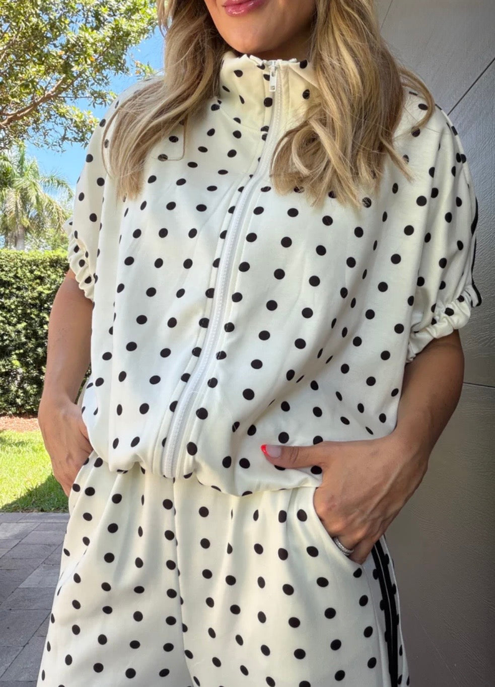2403 Italian Onesize Polka Dots Travel Set