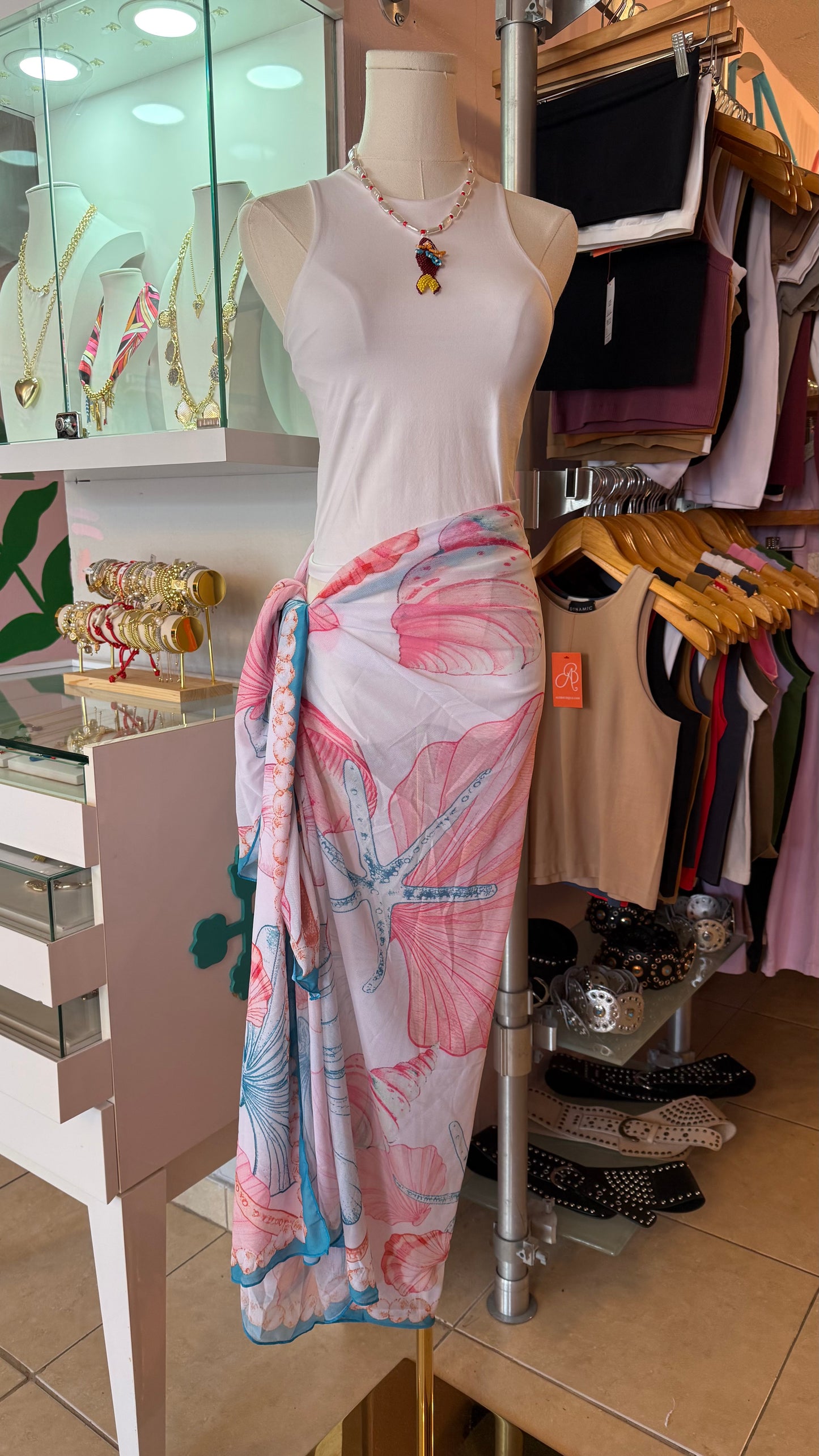2407 Mesh Pareo 40X60 Stretch Skirt or Dress