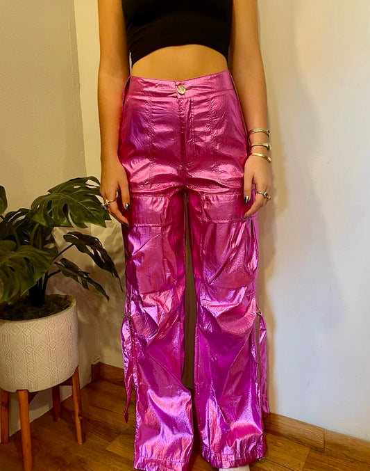 1021 Parachute Metallic Cargo Pant