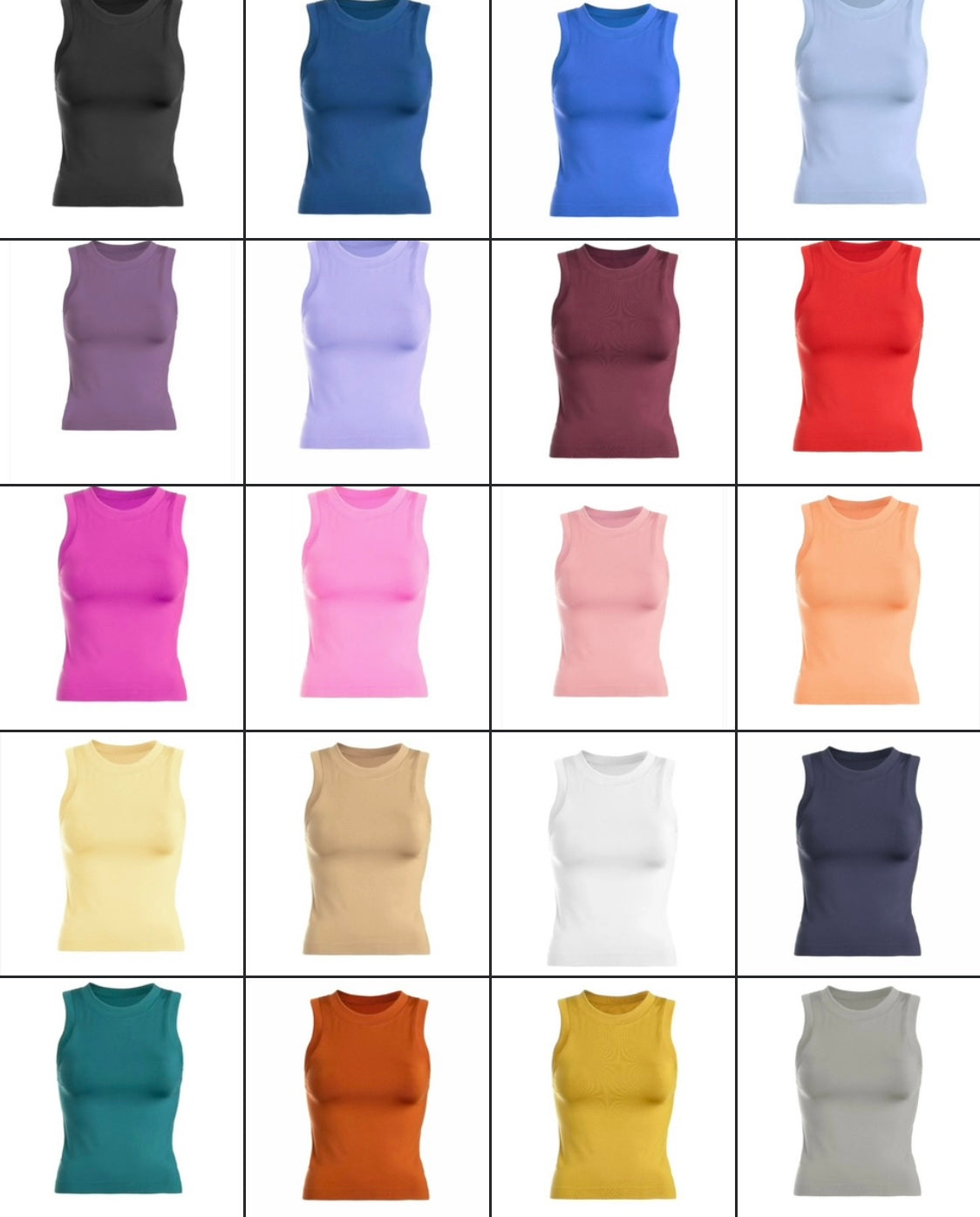 1001 Basic Long Top One Size