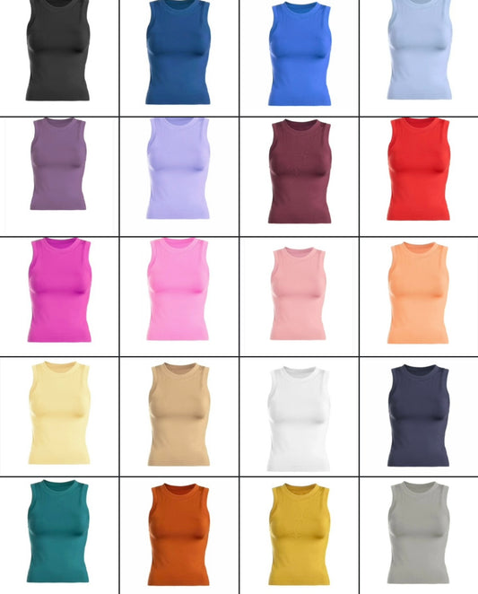 1001 Basic Long Top One Size