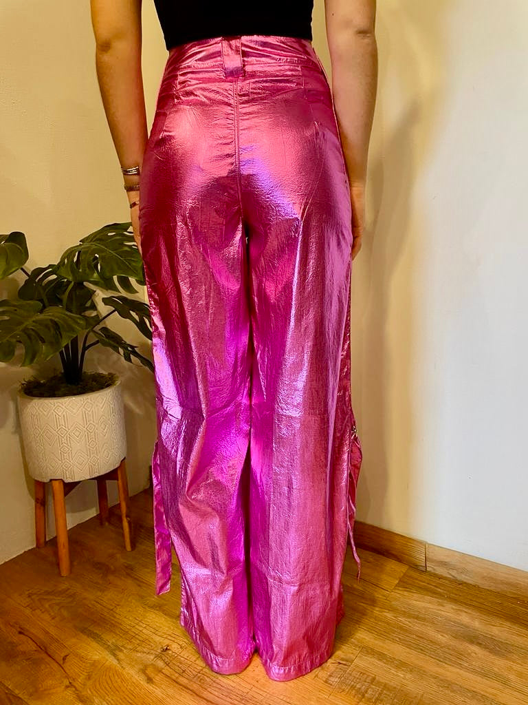 1021 Parachute Metallic Cargo Pant