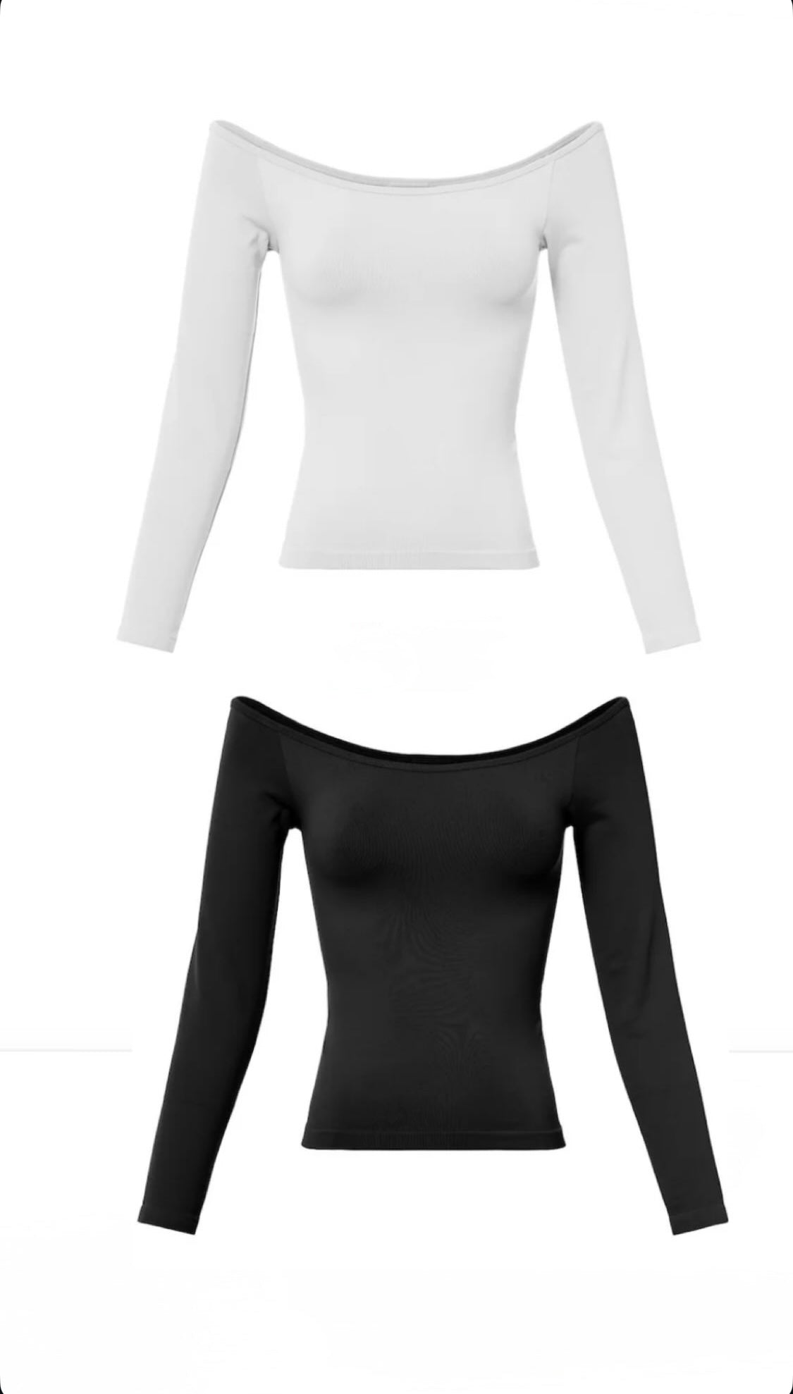 2505 Off Shoulder Basic Top