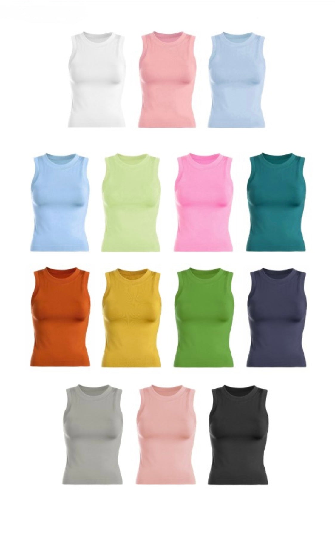 1001 Basic Long Top One Size