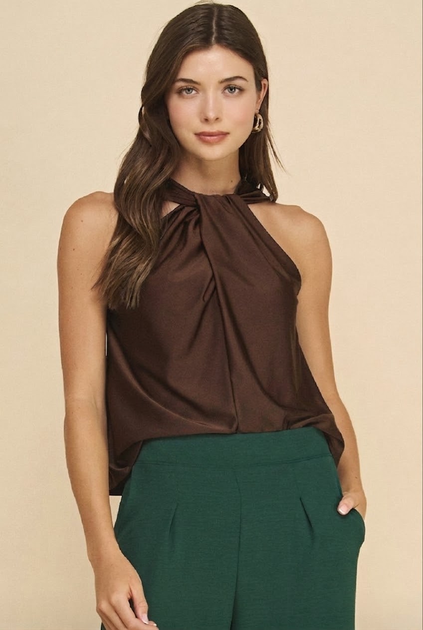2630 Halter Stretch Top