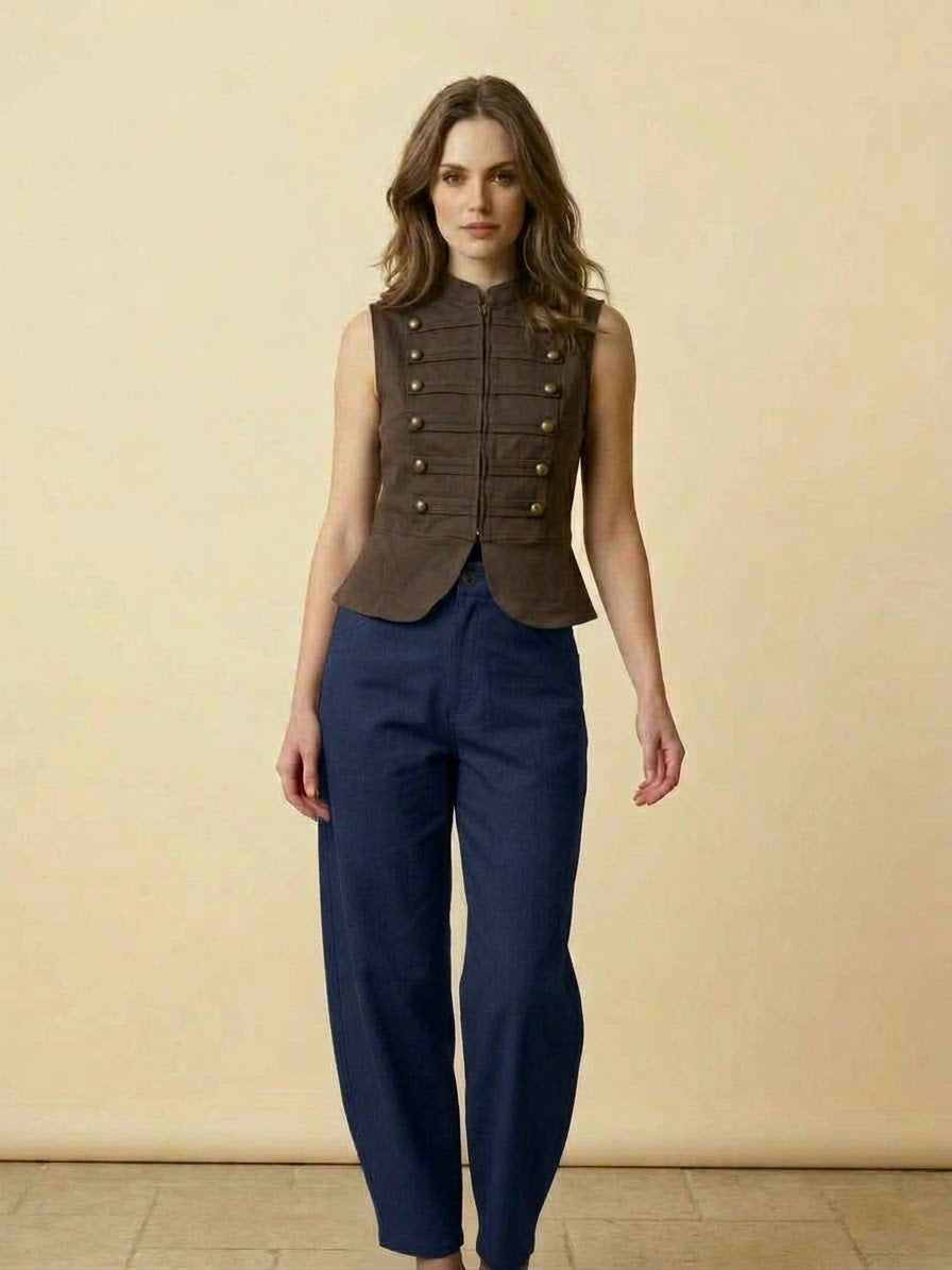 2755 Chocolate Napoleon Vest