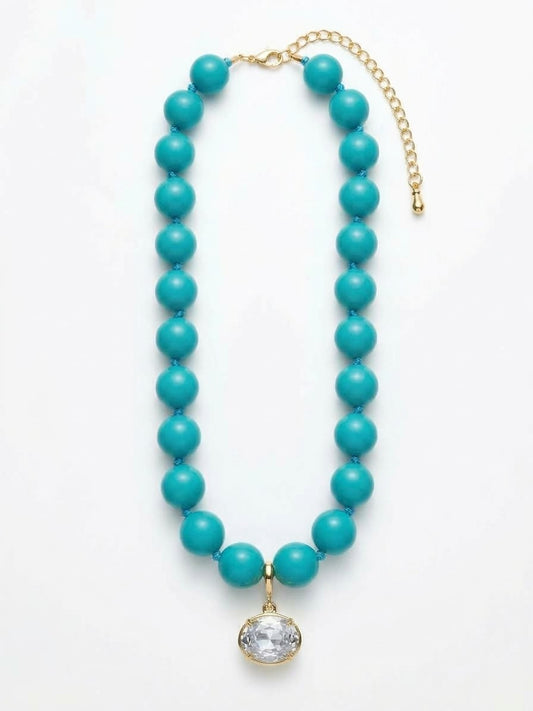2757 Solitaire Gumballs Necklace