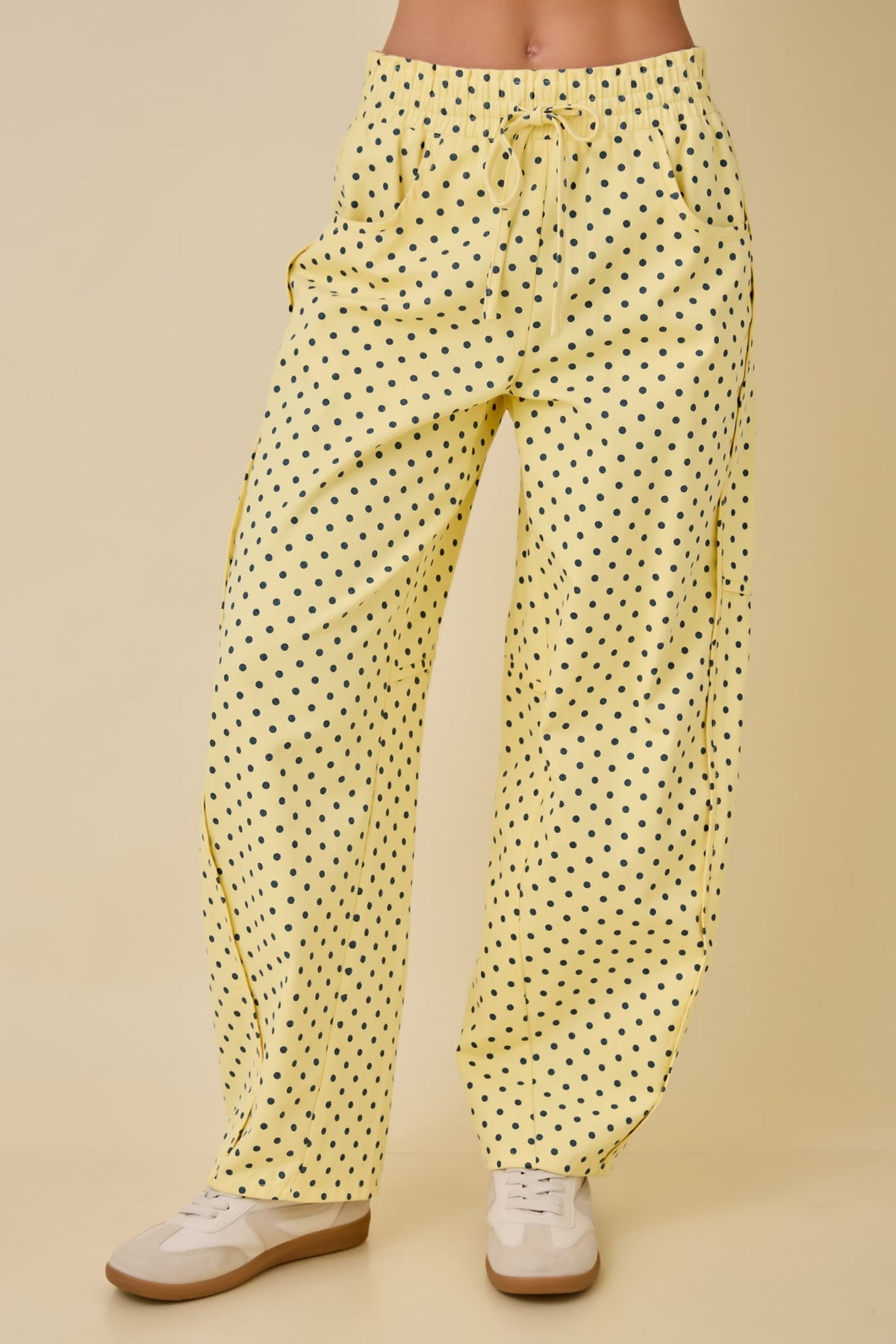 2569 Mini Polka Dots Barrel Pant
