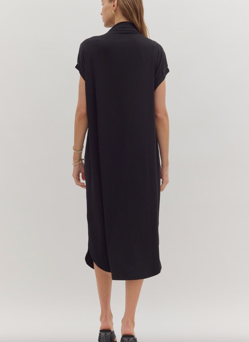 1763 Turtleneck Midi Dress
