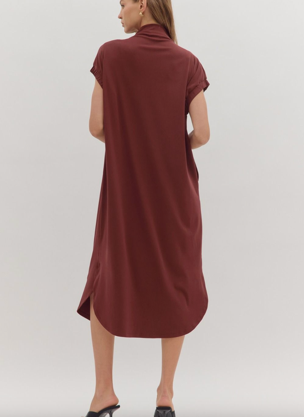 1763 Turtleneck Midi Dress