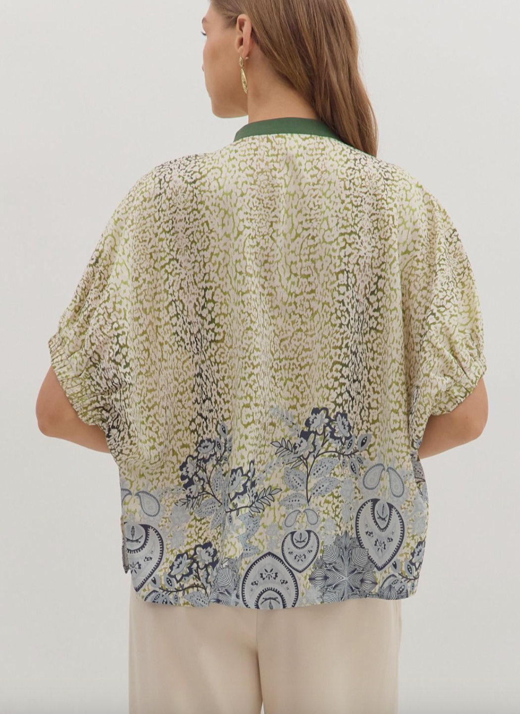 1804 Bubble Print Top