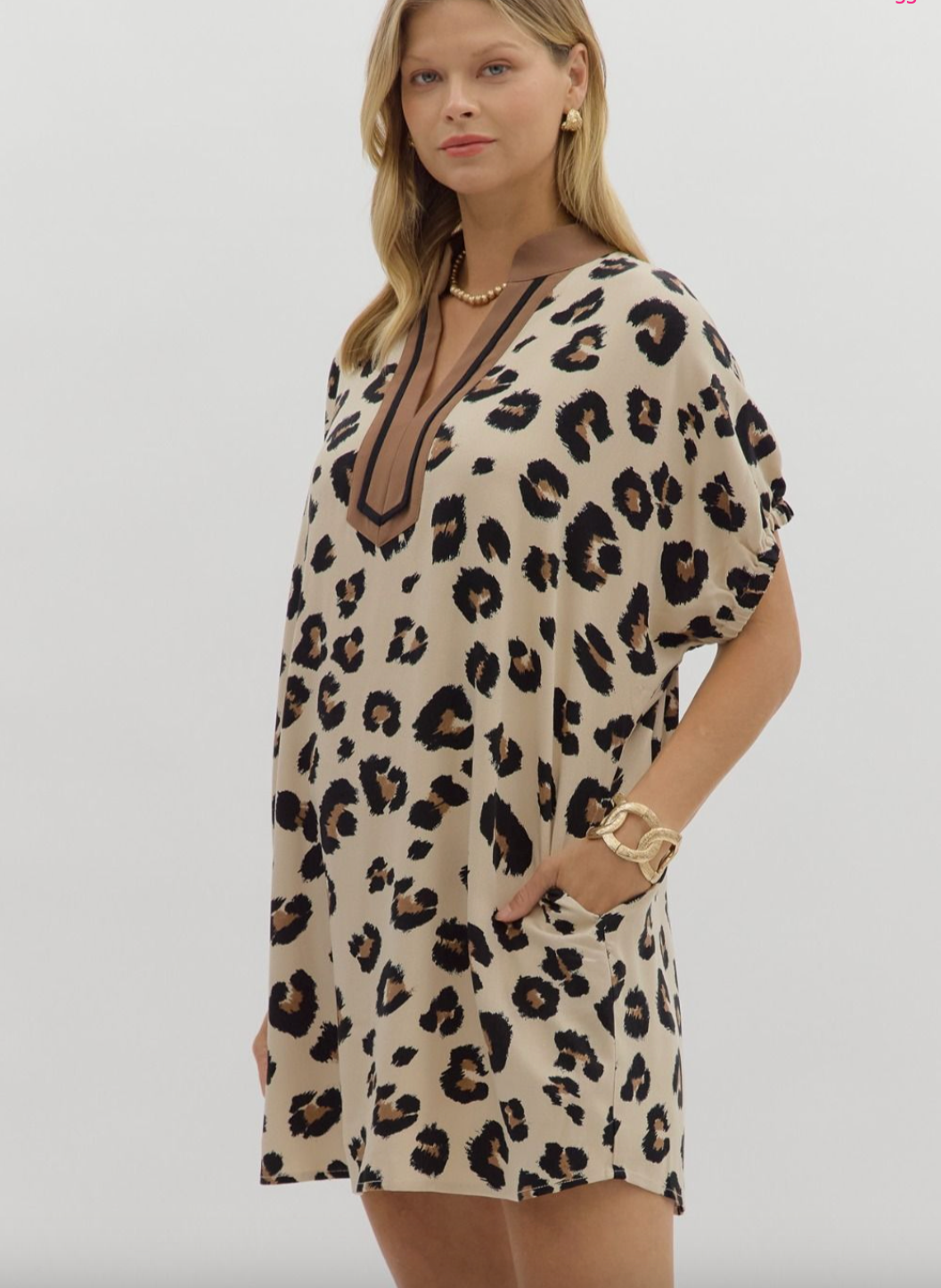1692 Animal Print Dress