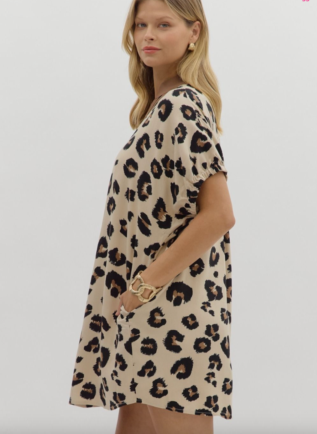 1692 Animal Print Dress