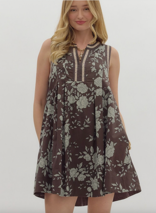 1691 Sleeveless Short Dress