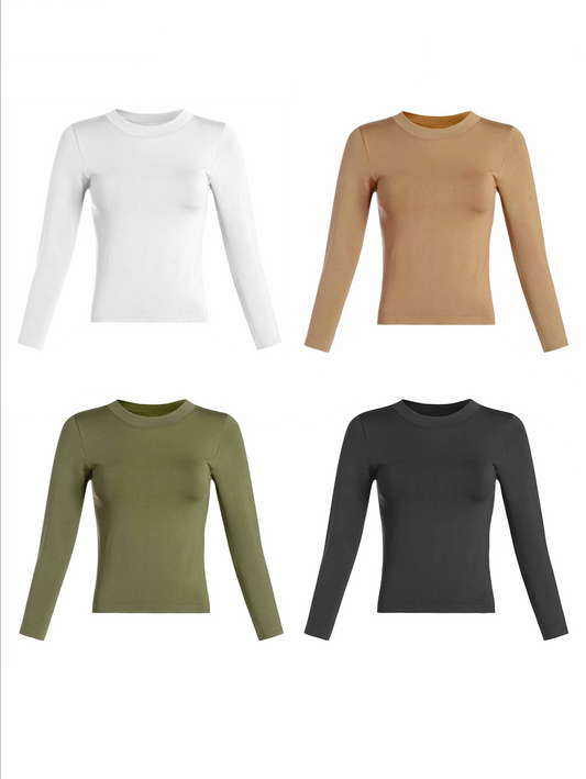 1776 Long Sleeve Basic Top