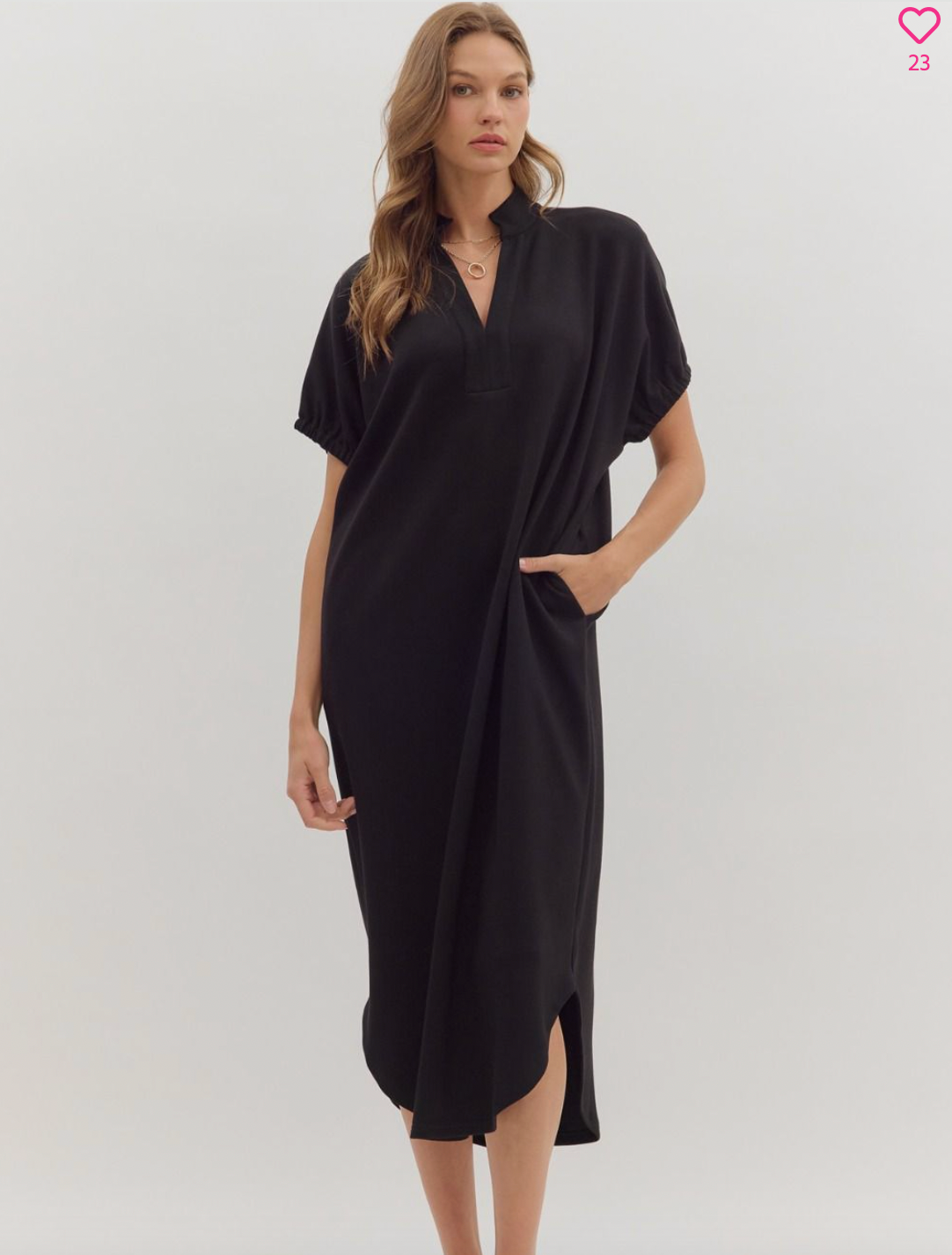 1830 Short Sleeve Midi Dress