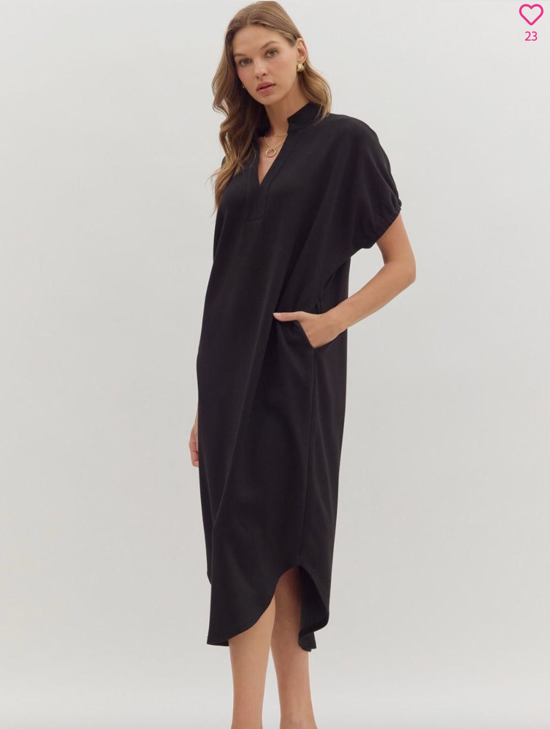 1830 Short Sleeve Midi Dress