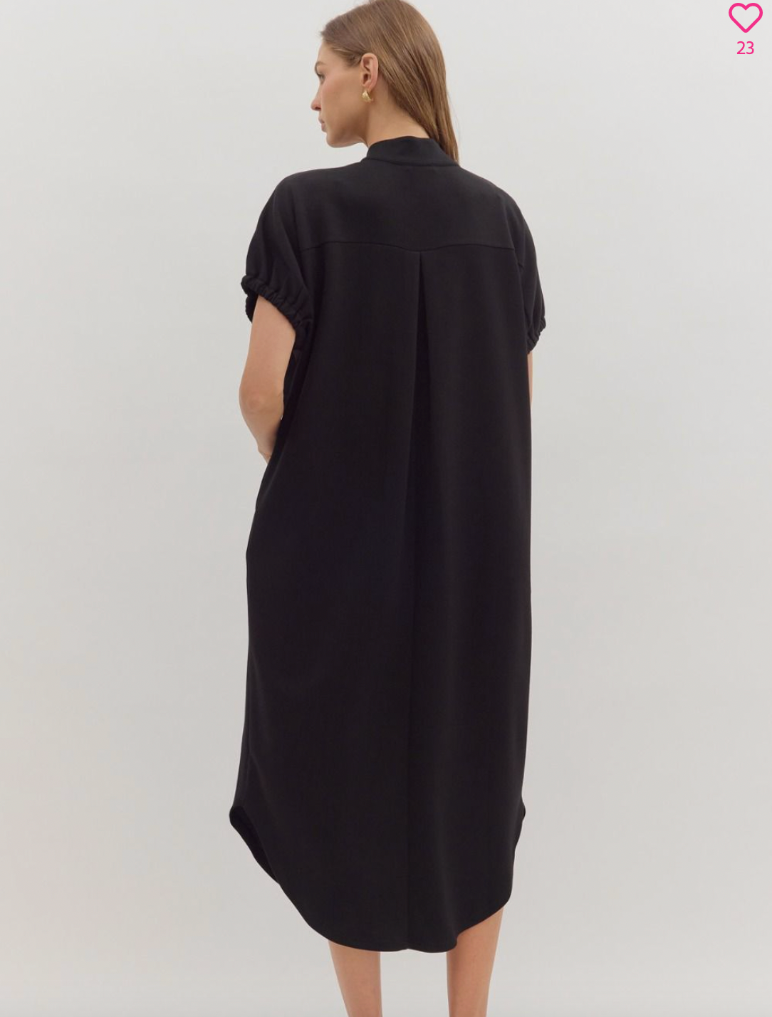 1830 Short Sleeve Midi Dress