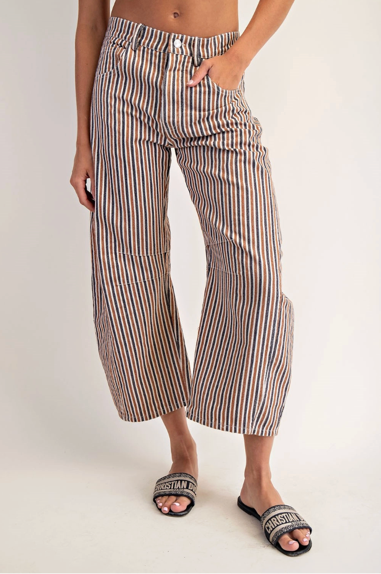 1859 Striped Barrel Pant