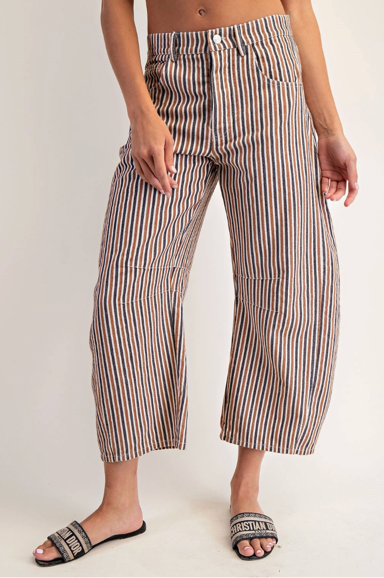1859 Striped Barrel Pant