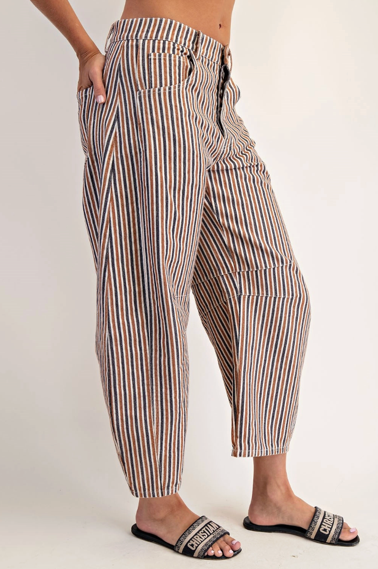 1859 Striped Barrel Pant