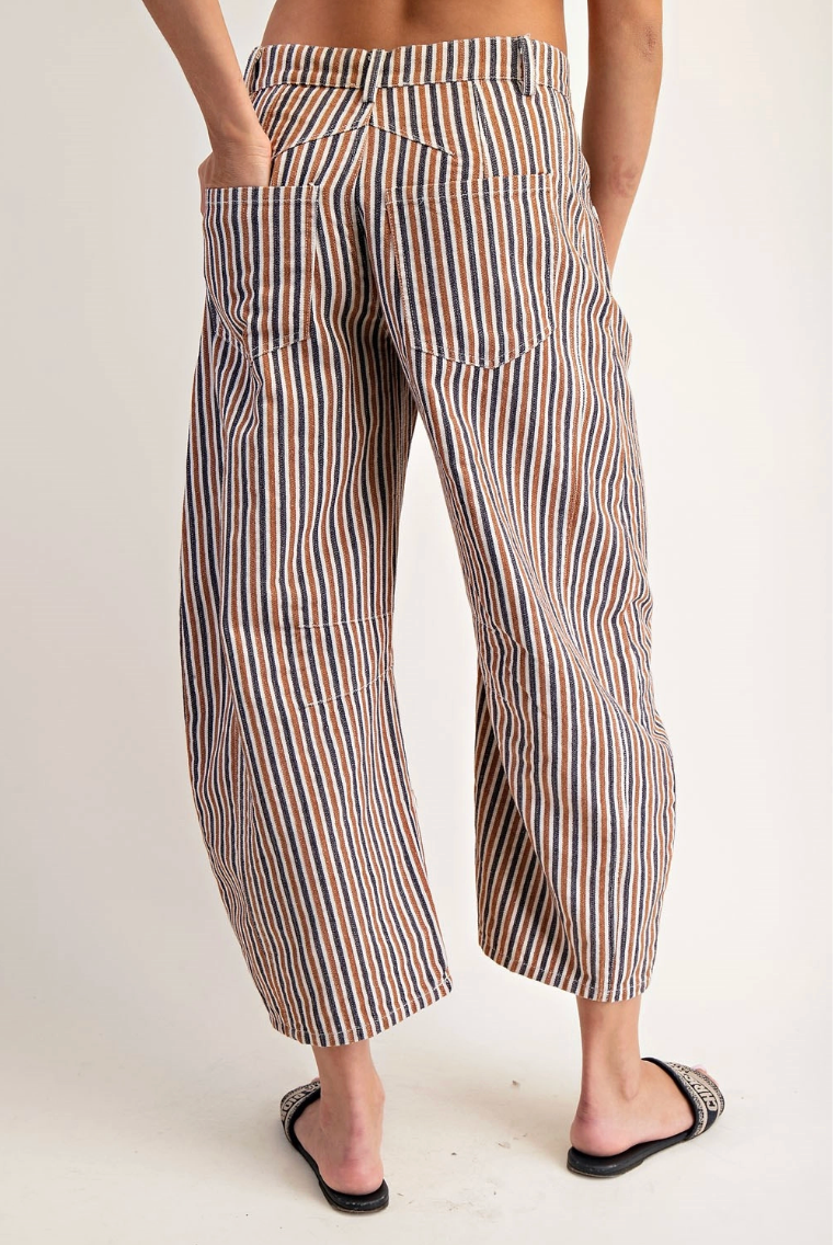 1859 Striped Barrel Pant