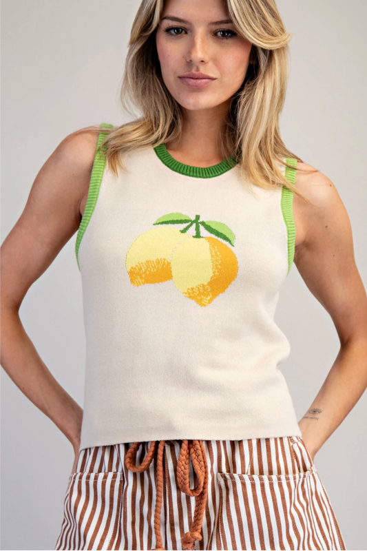 2123 Lemon Tank Top