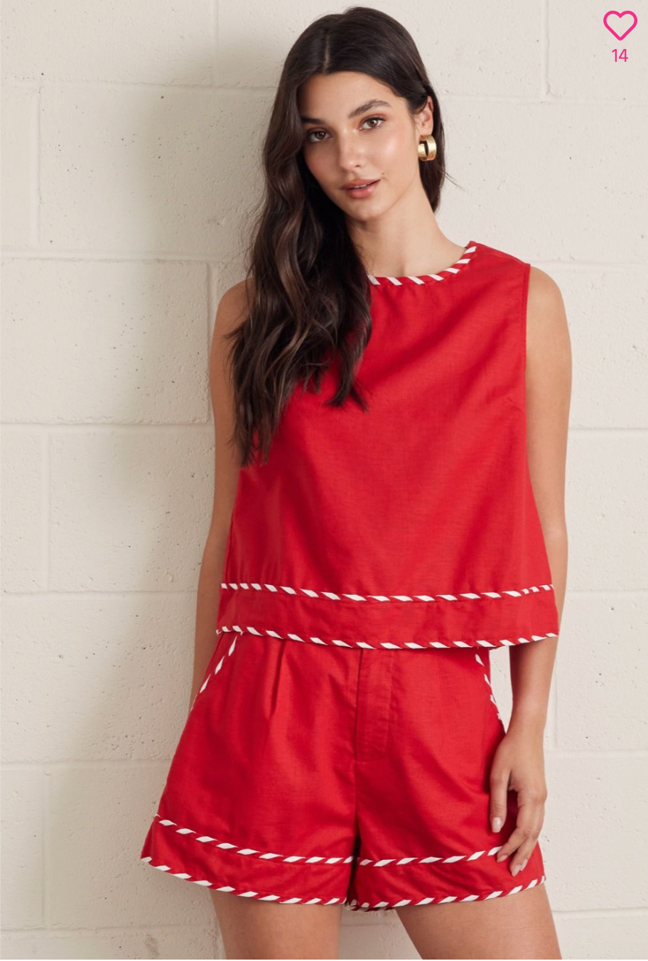 25071 Trim Red Top