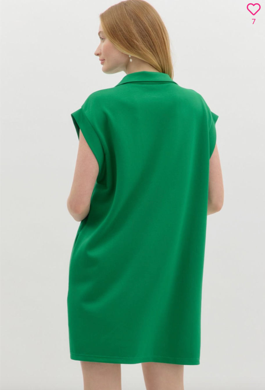 2339 Green Bow Dress