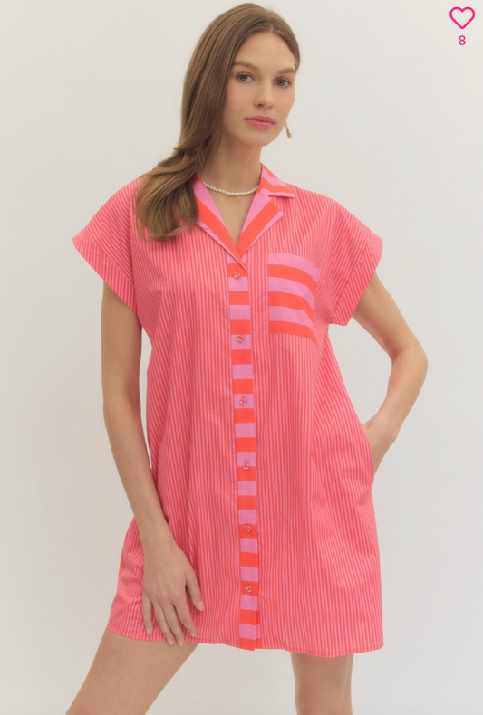 2340 Striped Dress