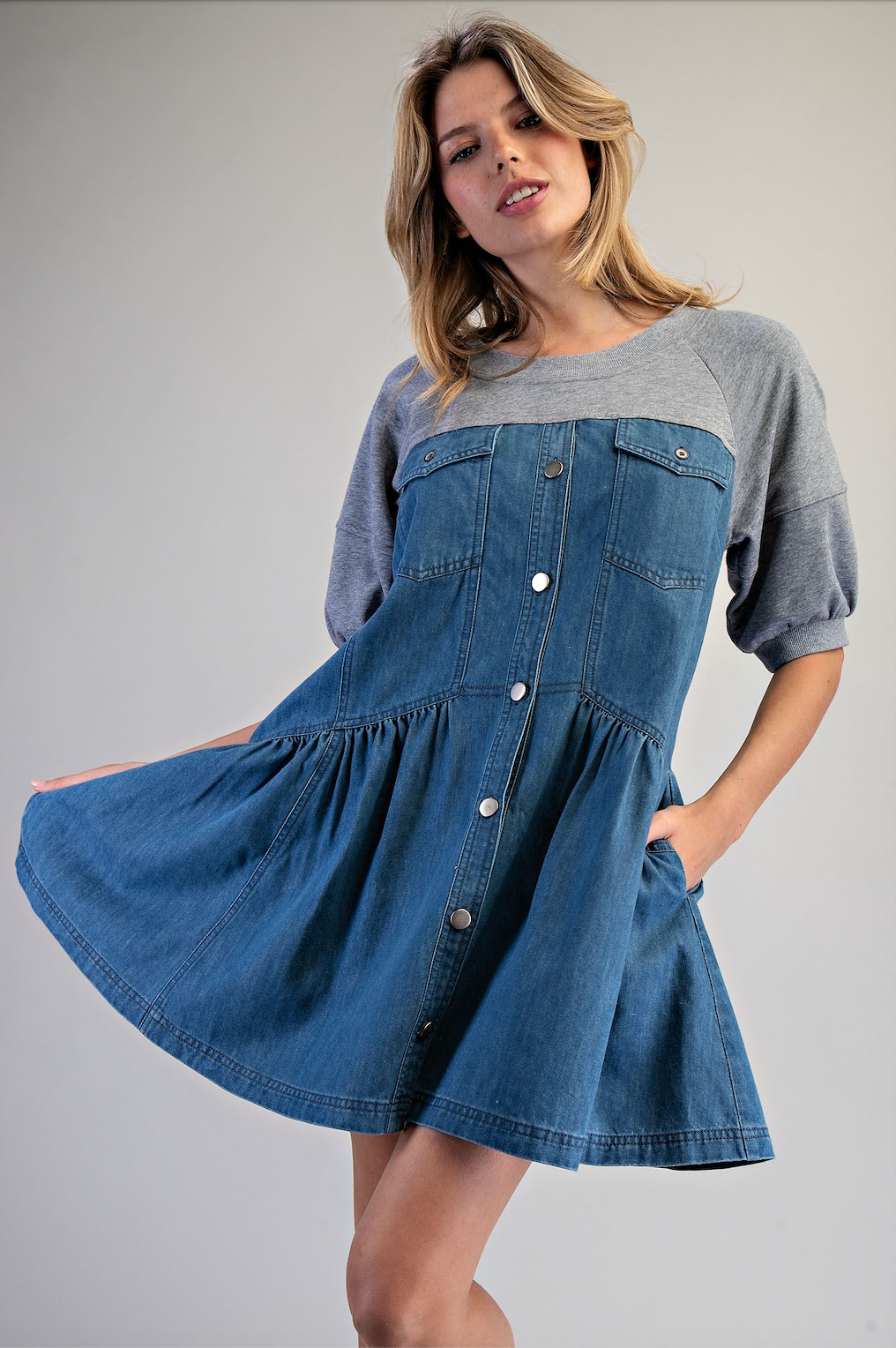 2780 Denim Short Dress