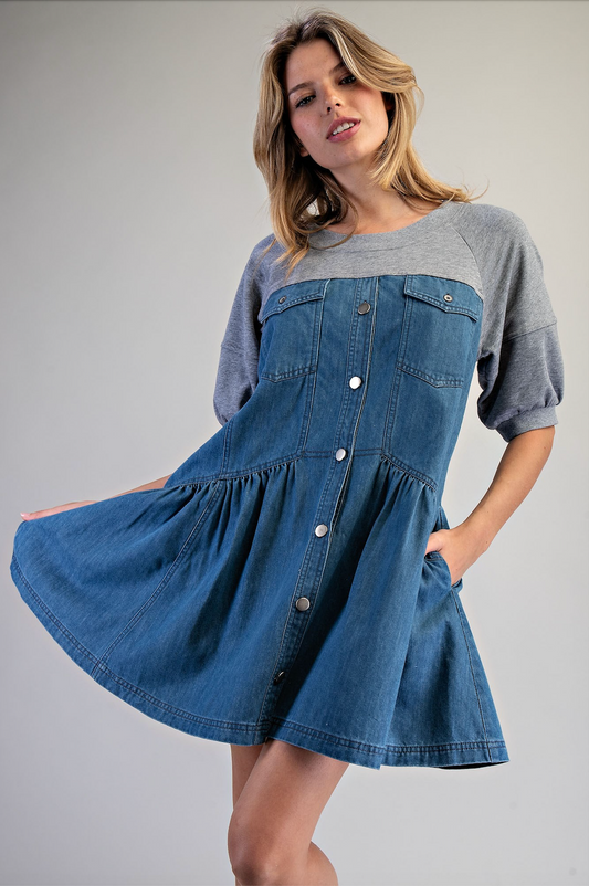 2780 Denim Short Dress