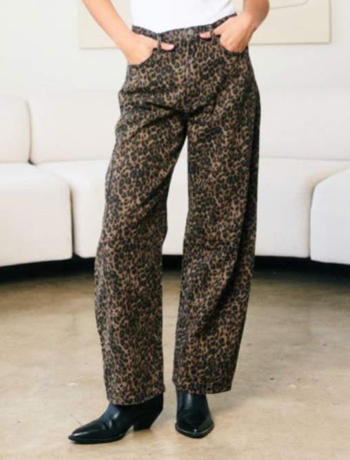 1864 Leopard Barrel Pant