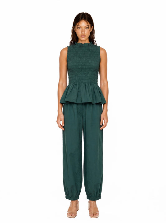 2731 Peplum & Alladin Pant Set