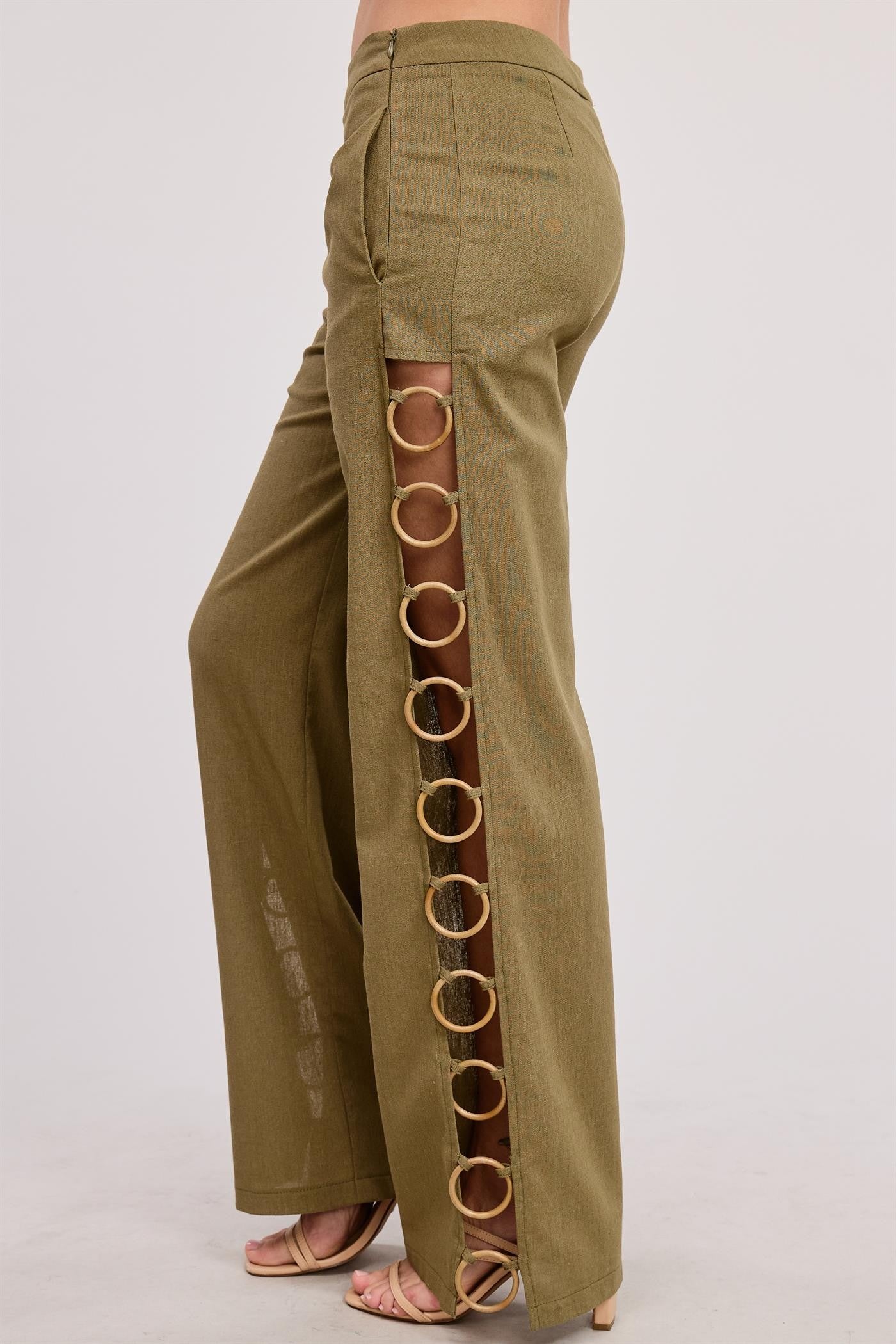 2270 Olive Side Circles Pant