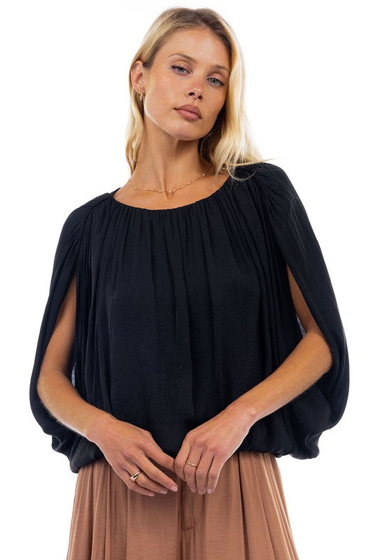 1710 Grecian Bubble Blouse