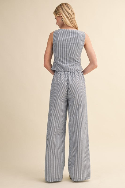 2292 Striped Pant Set