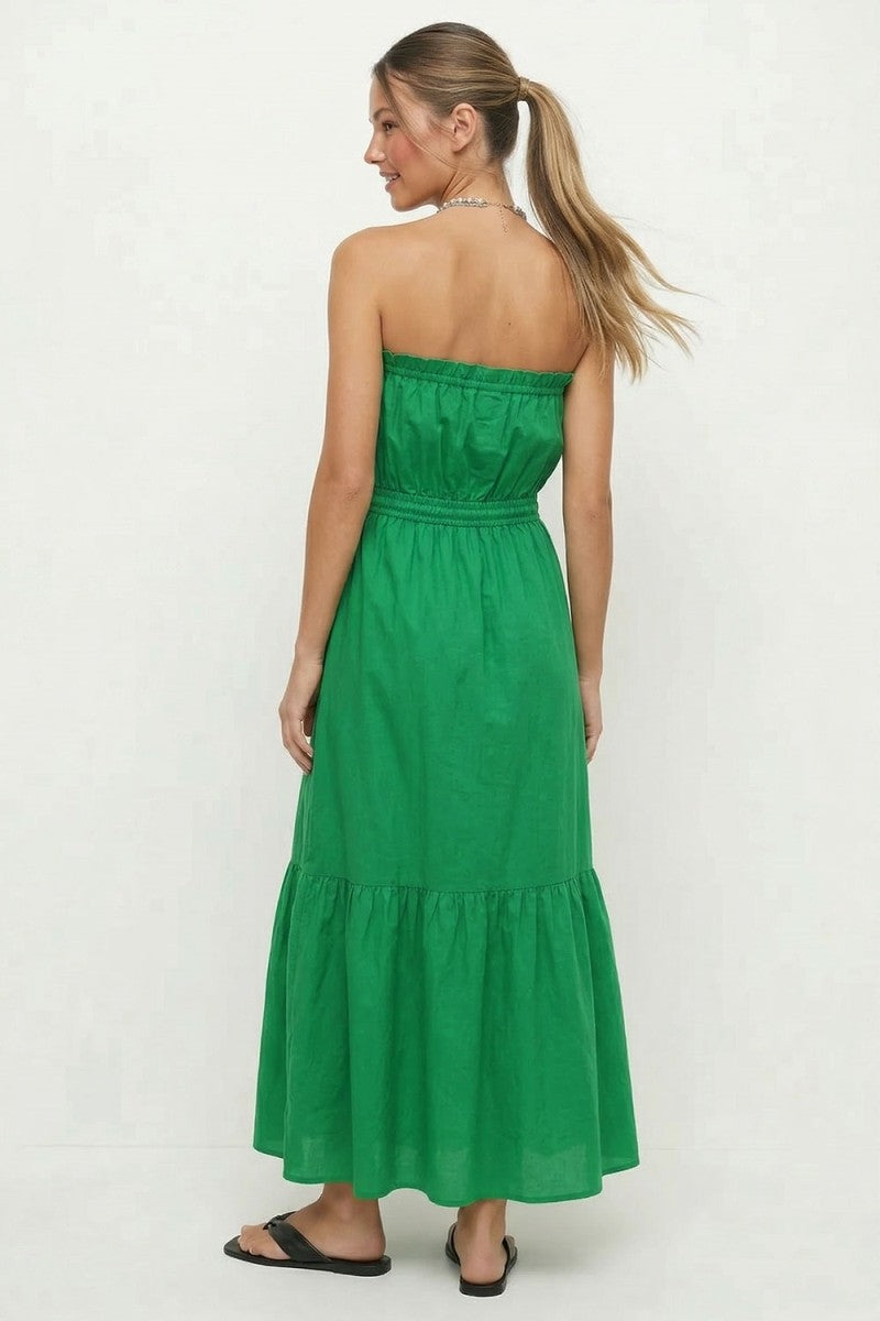 2540 Strapless Midi Dress