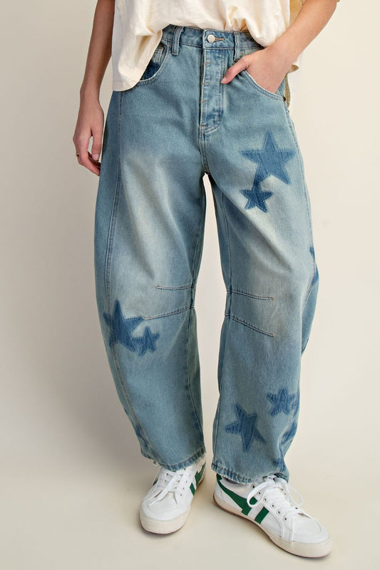 2212 Stars Barrel Pant