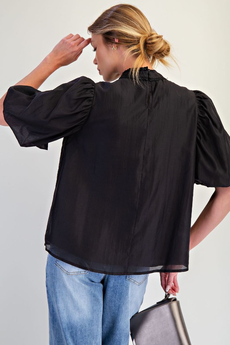 2215 Ruffle Bubble Top