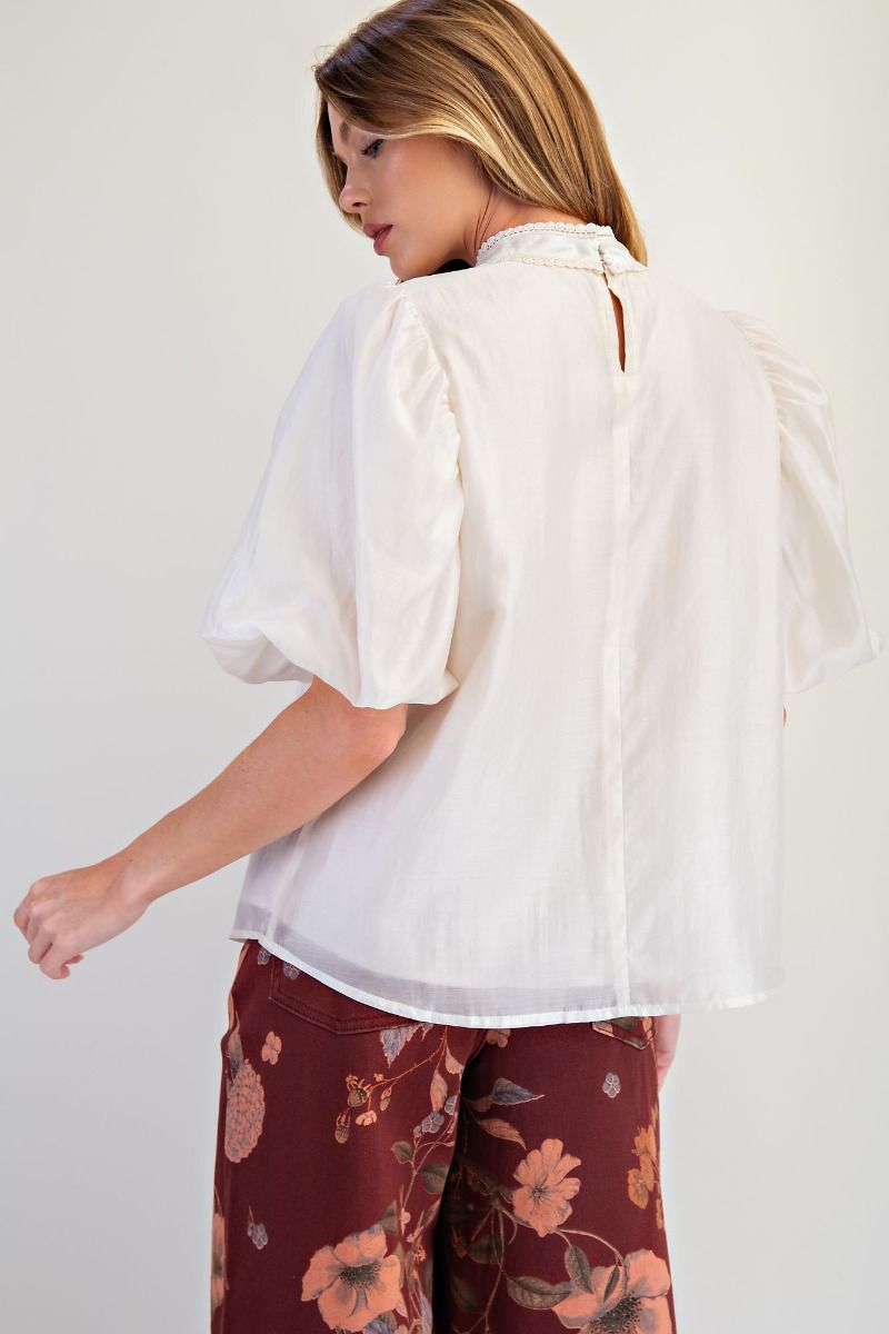 2215 Ruffle Bubble Top
