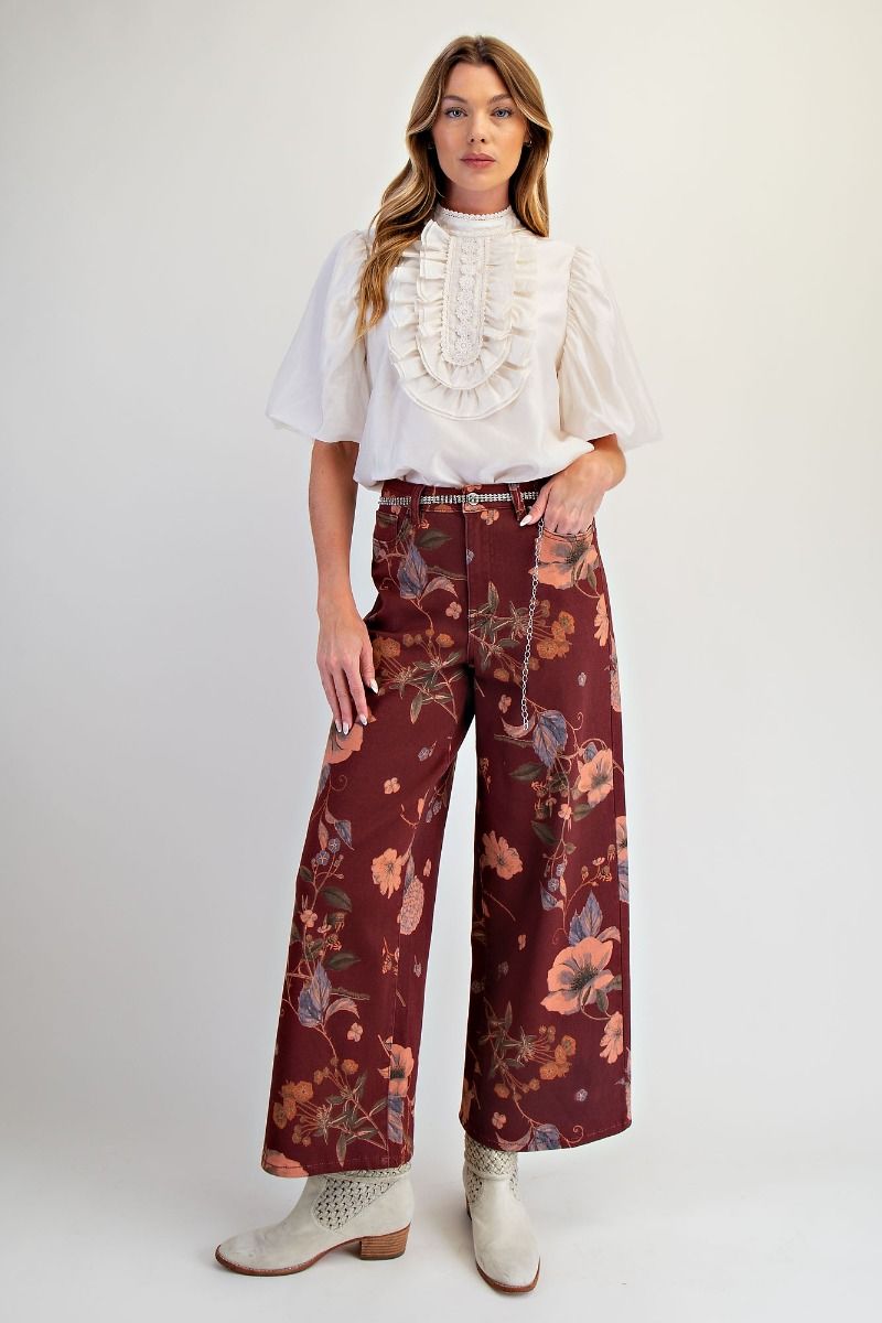 2215 Ruffle Bubble Top